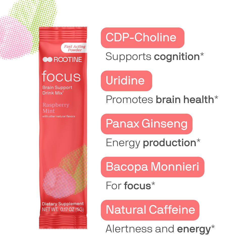 Rootine Focus & Sleep Ingredients