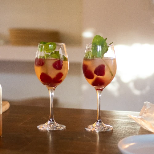 Focus mocktail glasses