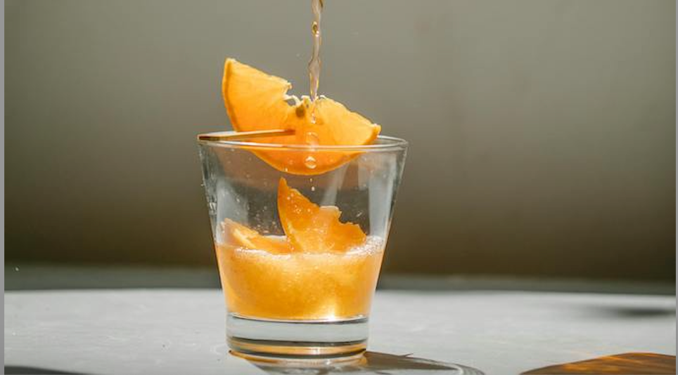 Blood Orange Spritz Mocktail featuring Stress by Rootine