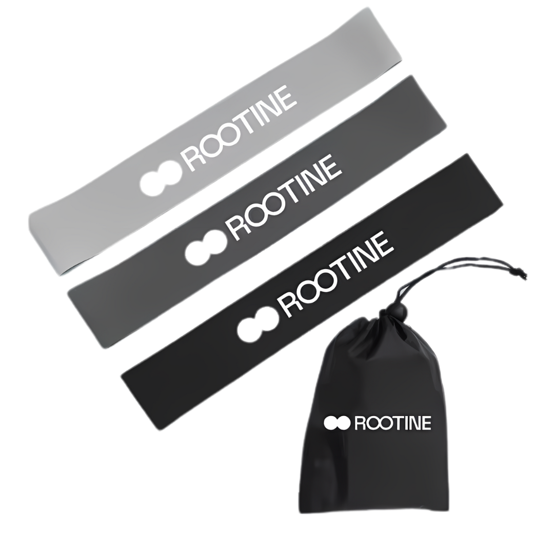 Rootine 3 resistance bands with bag